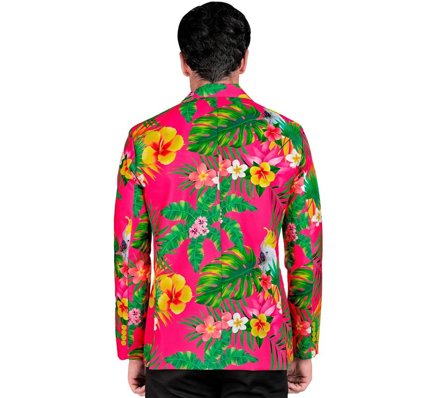 Chaqueta Fiesta Tropical fucsia para hombre