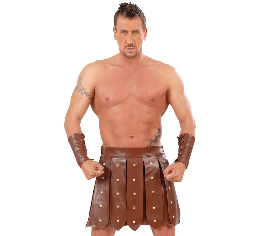 Translation missing: de.Disfraz o Falda de Gladiador Símil Piel para hombre