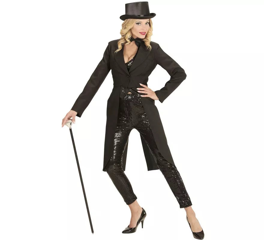 Translation missing: de.Disfraz o Frac Gala Showtime negro largo para mujer