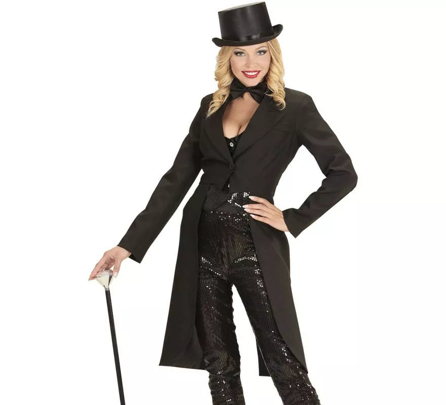 Translation missing: de.Disfraz o Frac Gala Showtime negro largo para mujer