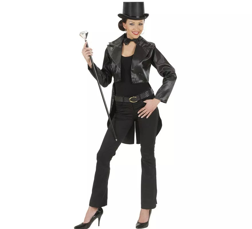 Translation missing: de.Disfraz o Frac Showtime con cola negro para mujer