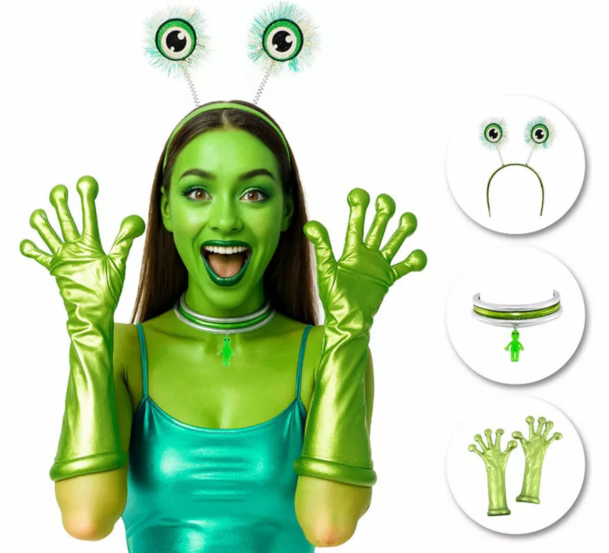 Translation missing: de.Disfraz o Kit de Extraterrestre para adultos