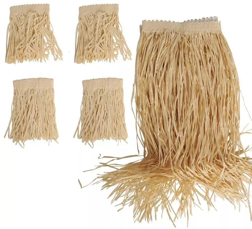 Translation missing: de.Disfraz o Kit de Hawaiano o Polinesio: Brazalete, Falda y Espinilleras