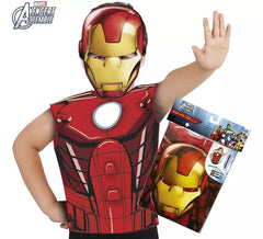 Iron Man Kostüm oder Kit für ein Kind: Maske und T-Shirt