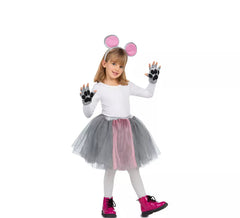 Kleine Maus Kostüm oder Bausatz mit Tutu für Mädchen