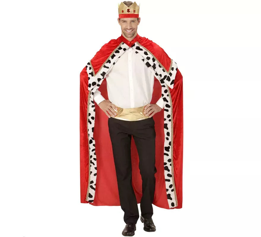 Translation missing: de.Disfraz o Kit de Rey Mago Gaspar o Medieval para hombre: Capa y Corona