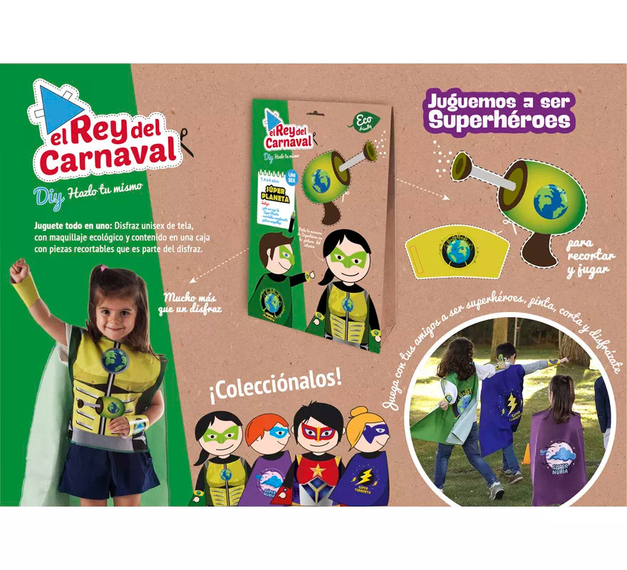 Translation missing: de.Disfraz o Kit DIY Hazlo tú mismo de Super Planeta para niños