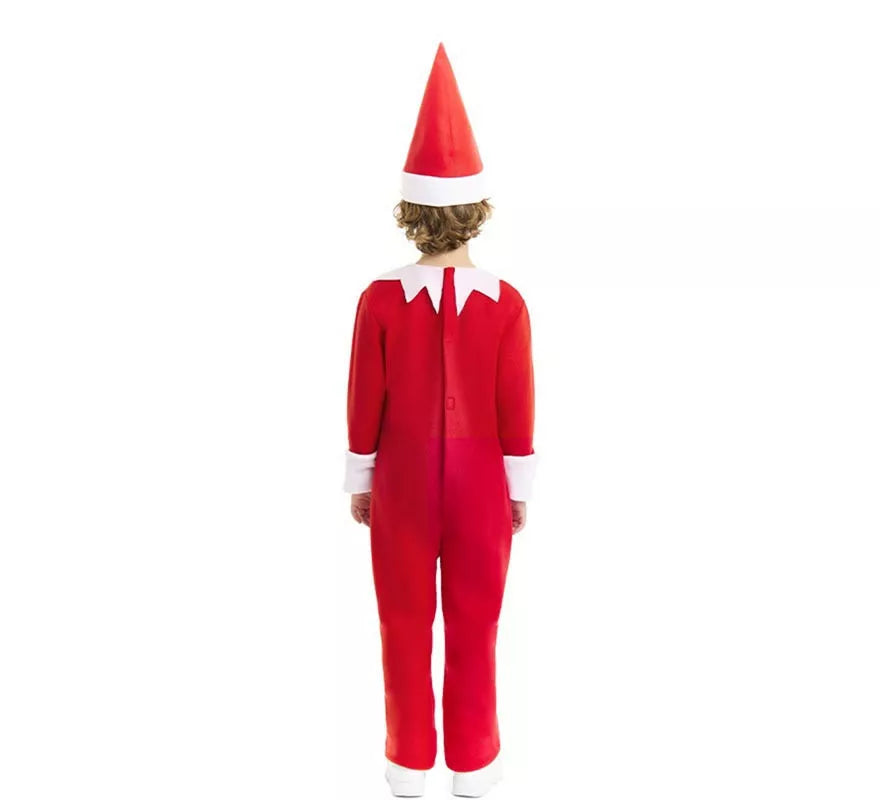 Translation missing: de.Disfraz de Elfo travieso de la Navidad con gorro para niños