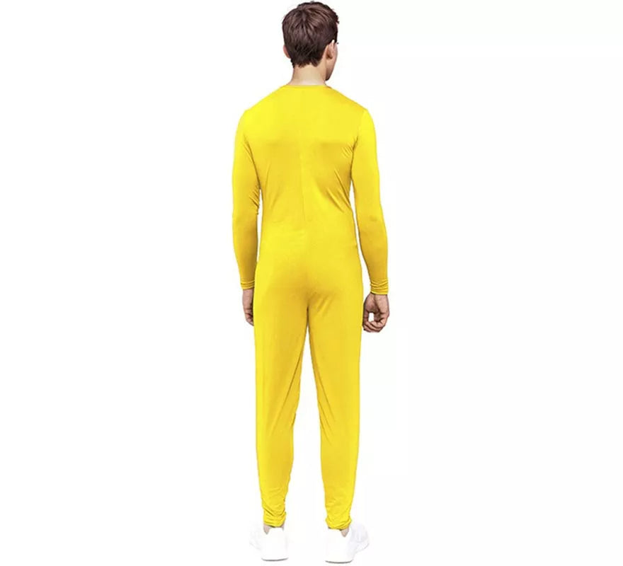 Translation missing: de.Disfraz o Mono amarillo cierre frontal para adulto