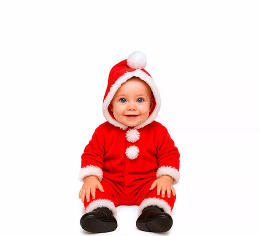 Translation missing: de.Disfraz o Mono de Papá Noel para bebé