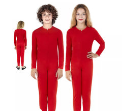 Rotes Langarmkostüm oder Overall für Kinder