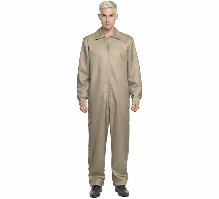 Translation missing: de.Disfraz o Mono trabajador beige para hombre