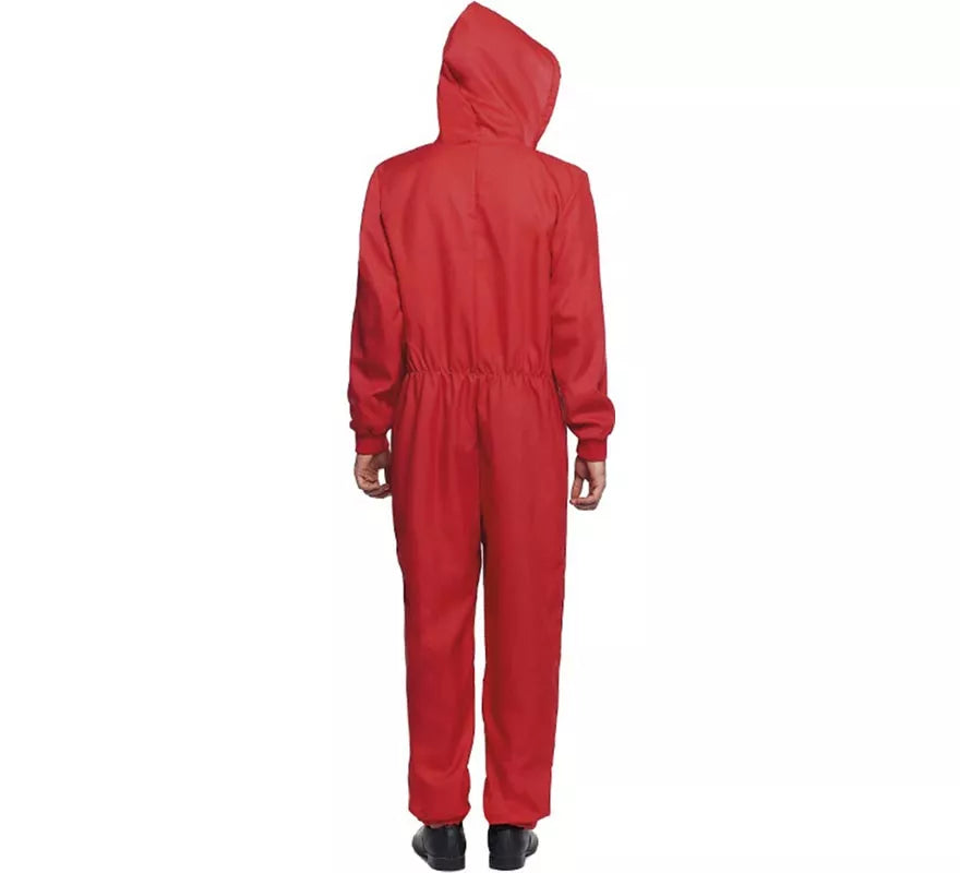 Translation missing: de.Disfraz o Mono trabajador rojo para hombre
