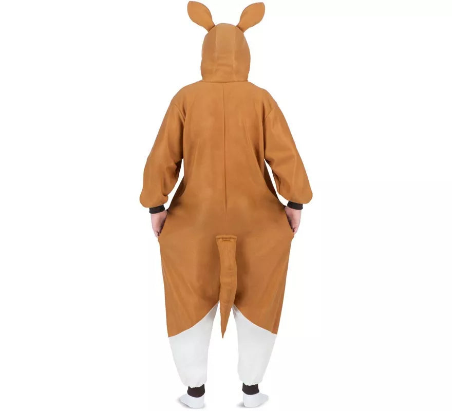 Translation missing: de.Disfraz o Pijama de Canguro con capucha y peluche para adulto