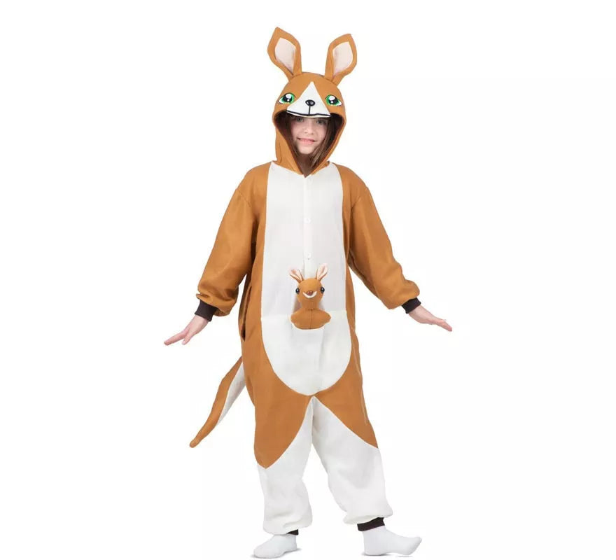 Translation missing: de.Disfraz o Pijama de Canguro con capucha y peluche para niños