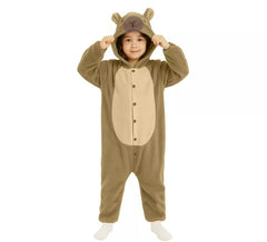 Capybara-Kostüm oder Pyjama für Kinder