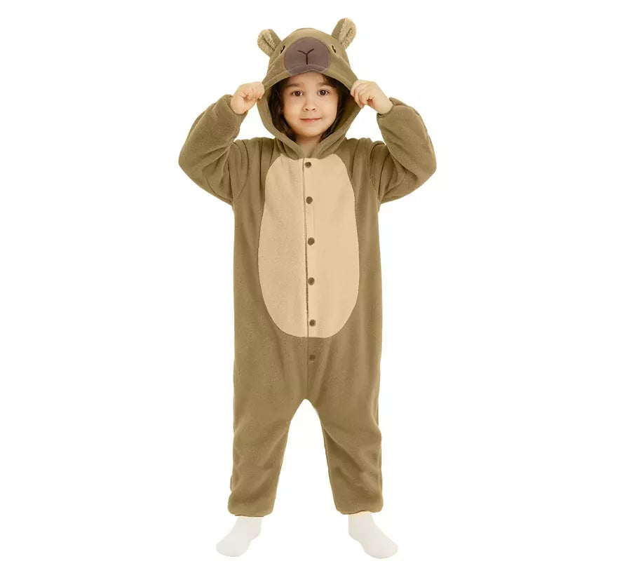 Translation missing: de.Disfraz o Pijama de Capibara para niños
