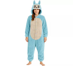 Lulu Blue Monster Kostüm oder Pyjama für Damen