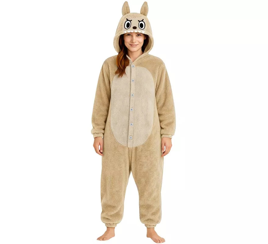 Translation missing: de.Disfraz o Pijama de Monstruo Lulú beige para mujer