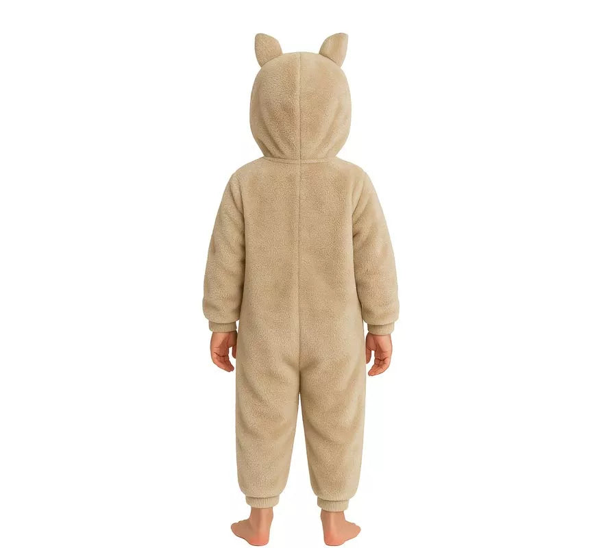 Translation missing: de.Disfraz o Pijama de Monstruo Lulú beige para niños