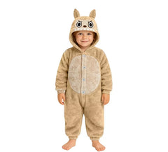 Lulu das Monster Kostüm oder Pyjama in Beige für Kinder
