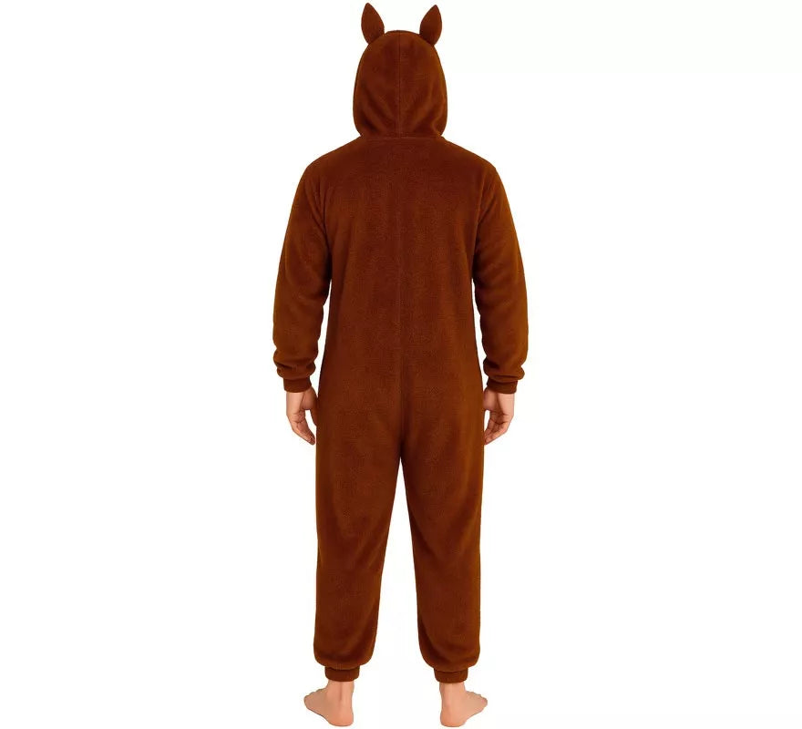 Translation missing: de.Disfraz o Pijama de Monstruo Lulú marrón para hombre