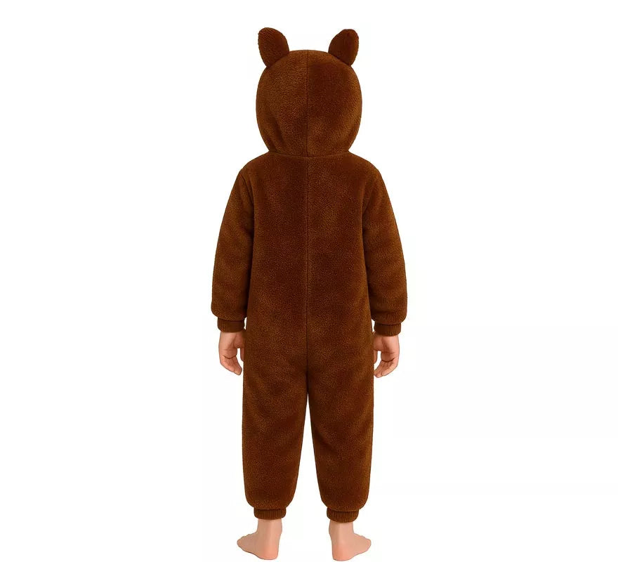 Translation missing: de.Disfraz o Pijama de Monstruo Lulú marrón para niños