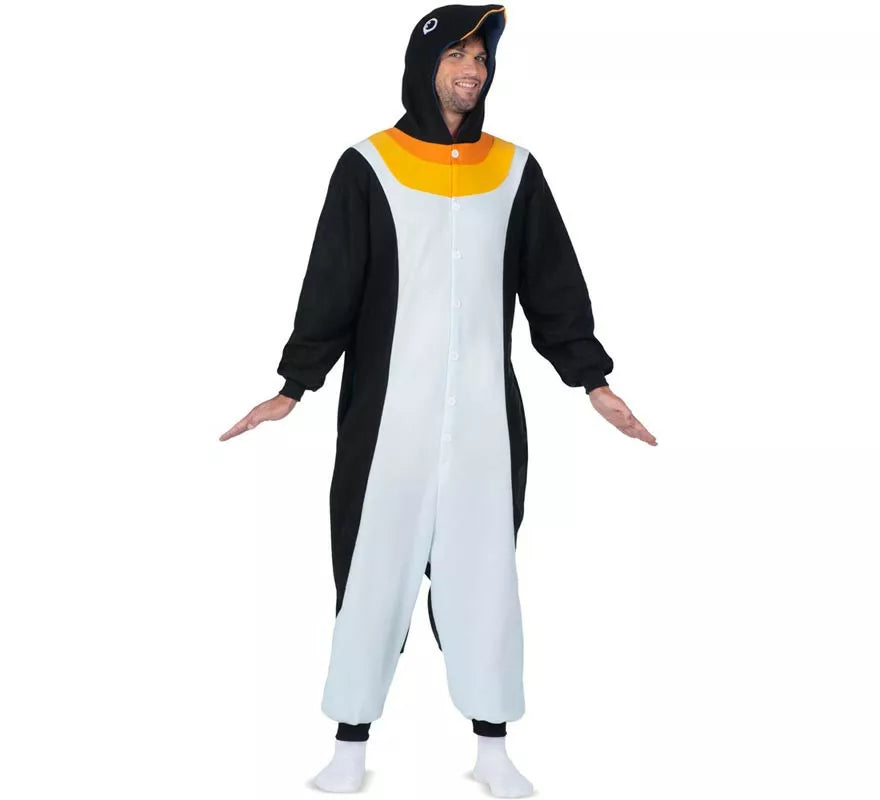 Translation missing: de.Disfraz o Pijama de Pingüino con capucha para adulto