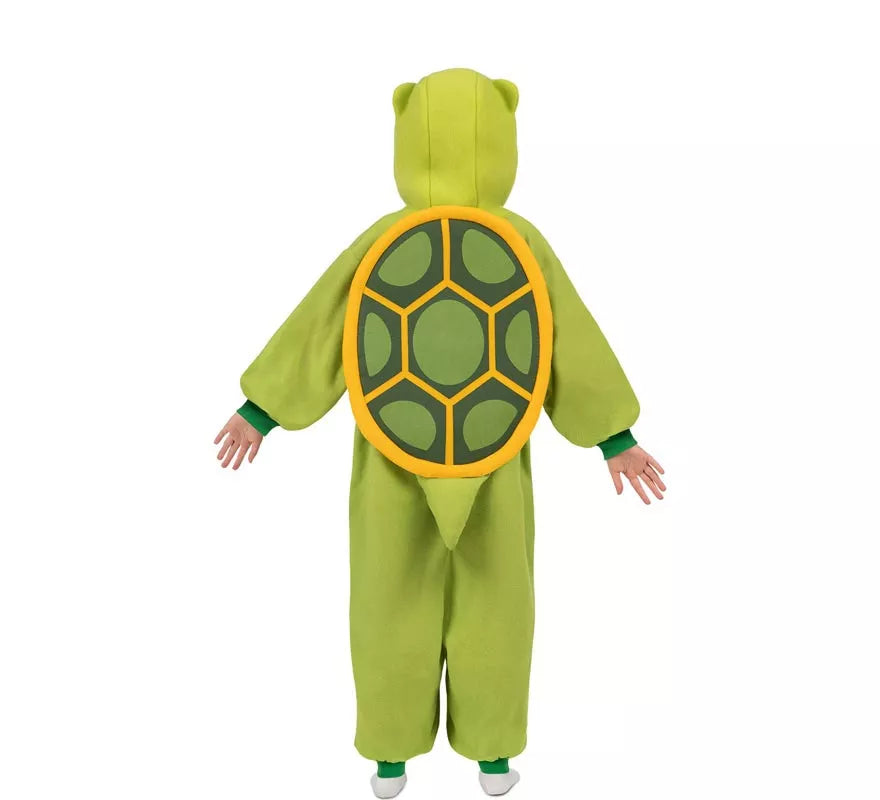 Translation missing: de.Disfraz o Pijama de Tortuga con capucha y cola para niños