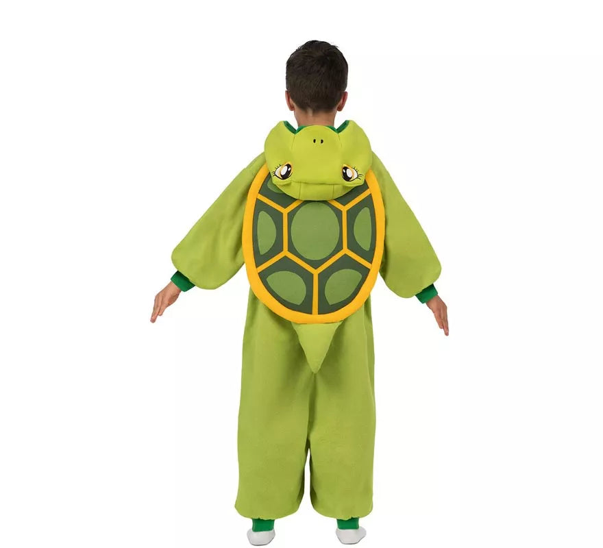 Translation missing: de.Disfraz o Pijama de Tortuga con capucha y cola para niños