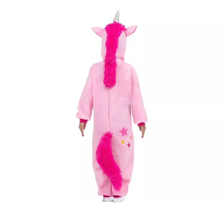 Translation missing: de.Disfraz o Pijama de Unicornio rosa con capucha para niños