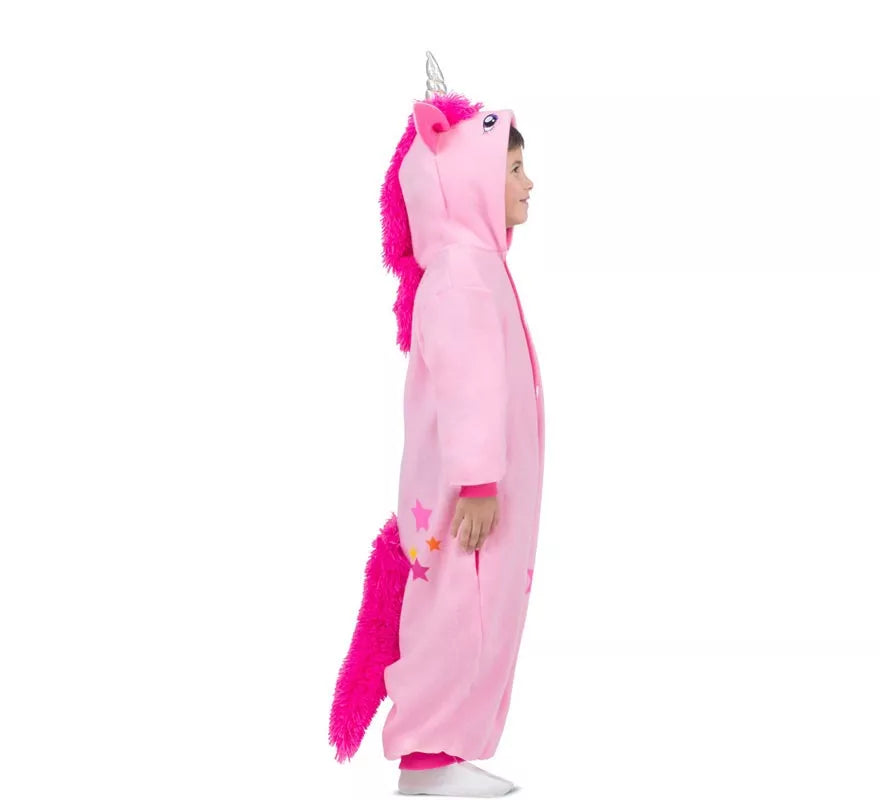 Translation missing: de.Disfraz o Pijama de Unicornio rosa con capucha para niños