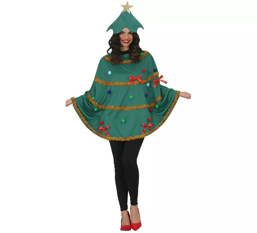 Translation missing: de.Disfraz o Poncho de Árbol de Navidad para mujer