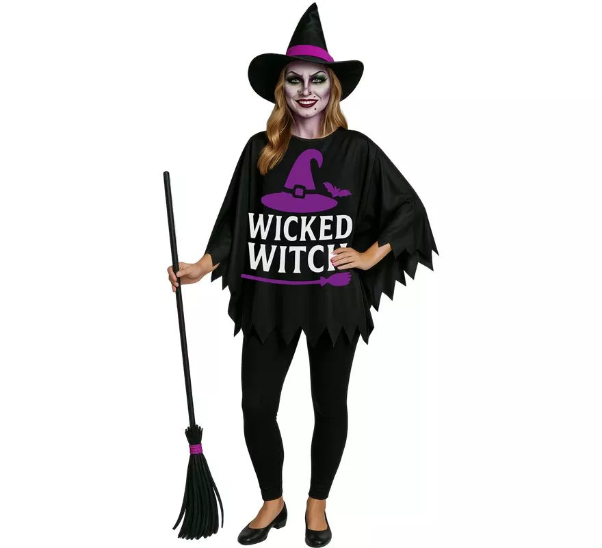 Translation missing: de.Disfraz o Poncho de Bruja con Sombrero para mujer
