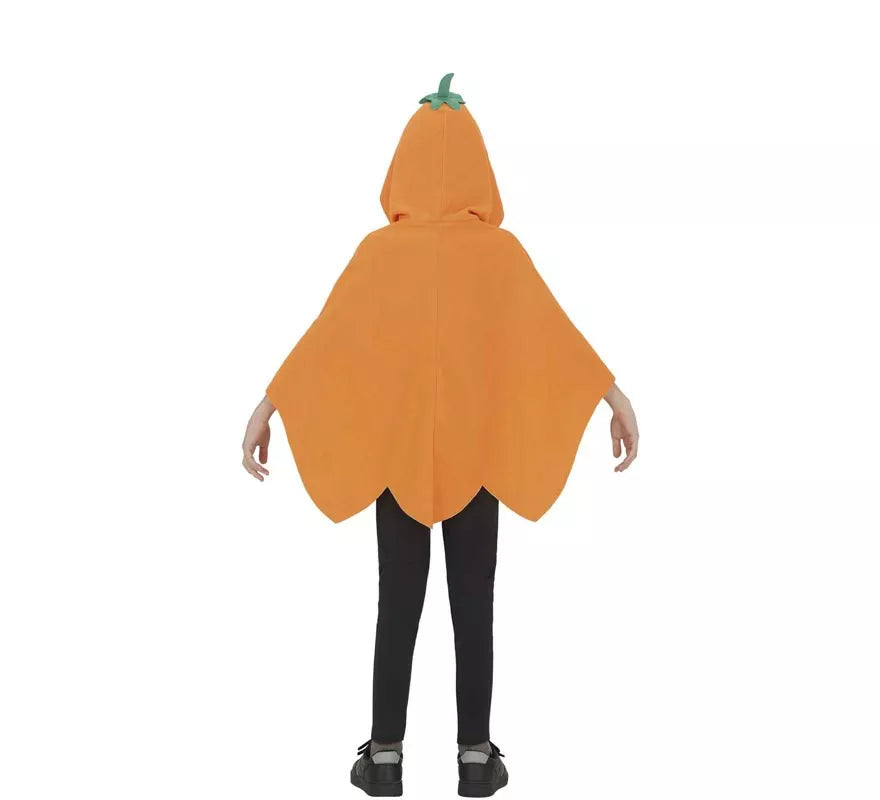 Translation missing: de.Disfraz o Poncho de Calabaza Malvada para niños