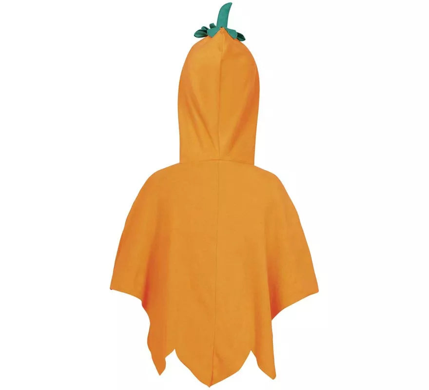 Translation missing: de.Disfraz o Poncho de Calabaza Malvada para niños