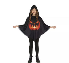 Kürbiskostüm oder Poncho für Kinder