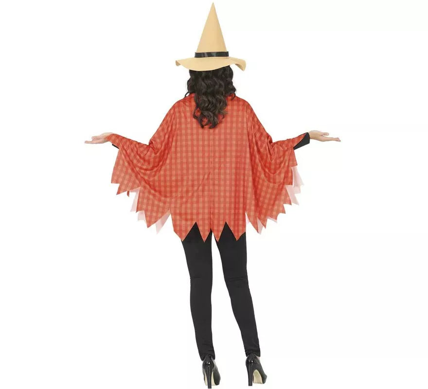 Translation missing: de.Disfraz o Poncho de Espantapájaros con Sombrero para mujer