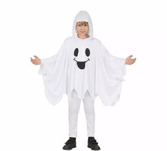 Lächelndes Geisterkostüm oder Poncho für Kinder