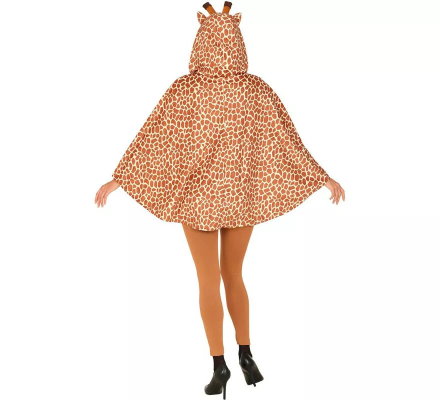 Translation missing: de.Disfraz o Poncho de Jirafa con Capucha para adulto