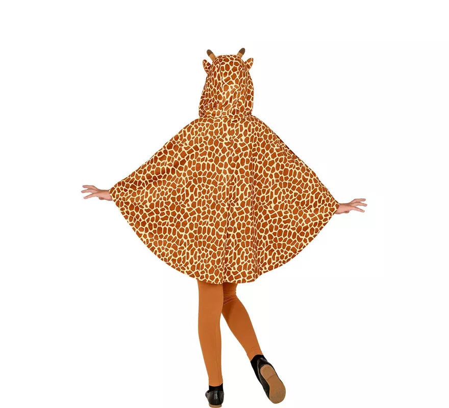 Translation missing: de.Disfraz o Poncho de Jirafa con Capucha para niños