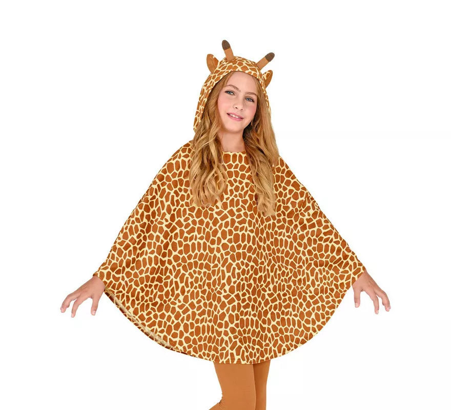 Translation missing: de.Disfraz o Poncho de Jirafa con Capucha para niños