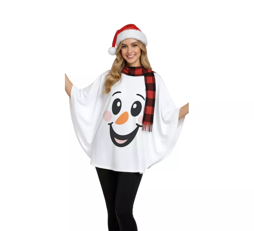 Translation missing: de.Disfraz o Poncho de Muñeco de Nieve para mujer