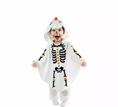 Skelett-Hundekostüm oder Poncho für Babys