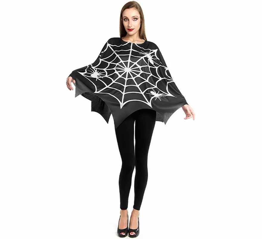 Translation missing: de.Disfraz o Poncho de Telaraña Horripilante para mujer