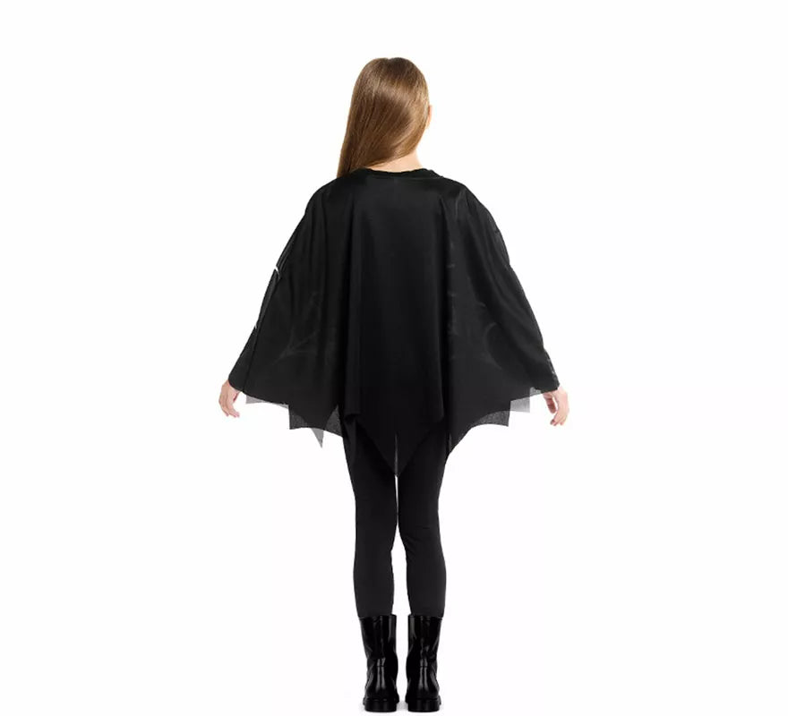 Translation missing: de.Disfraz o Poncho de Telaraña Horripilante para niña