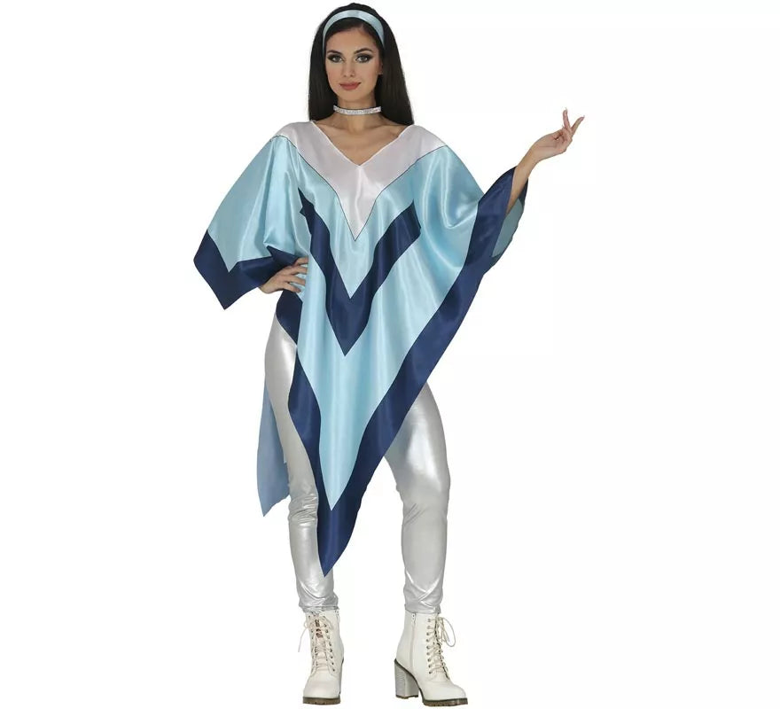 Translation missing: de.Disfraz o Poncho Disco Super Trouper para mujer