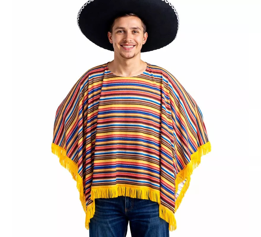Translation missing: de.Disfraz o Poncho Mexicano para adultos