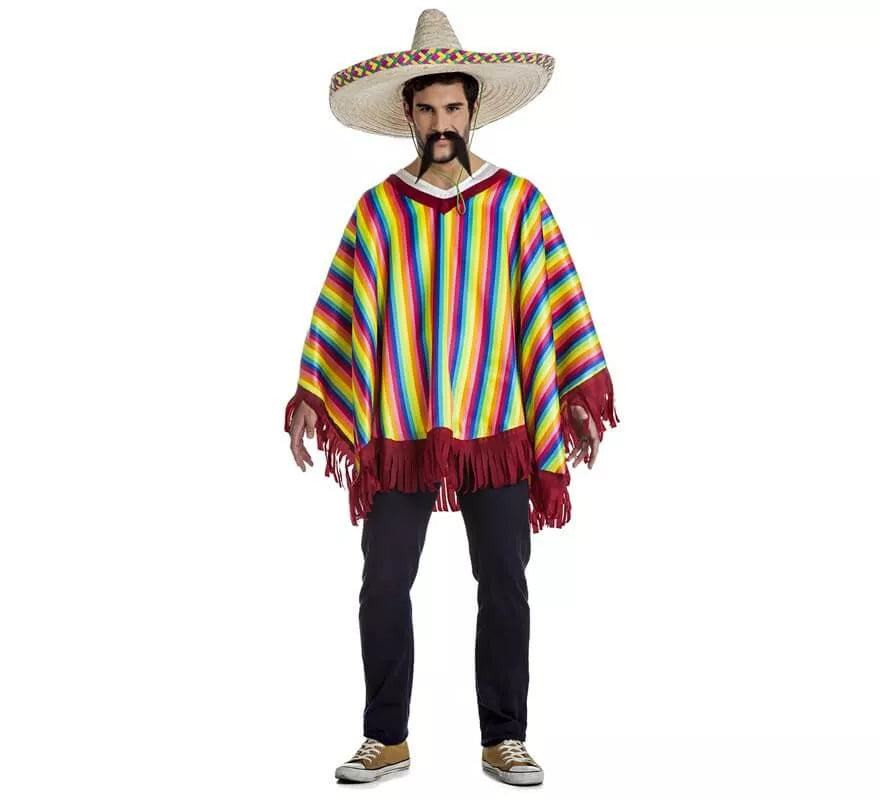 Translation missing: de.Disfraz o Poncho Mexicano para hombre
