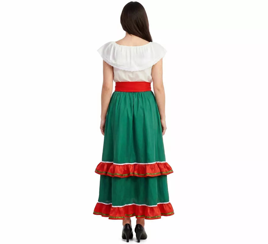 Translation missing: de.Disfraz o Traje de Mexicana Tradicional con Falda para mujer